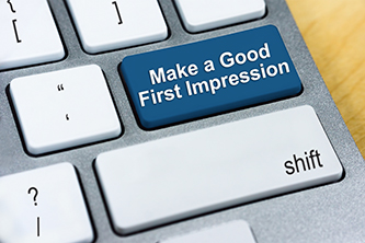 Make a good first impression