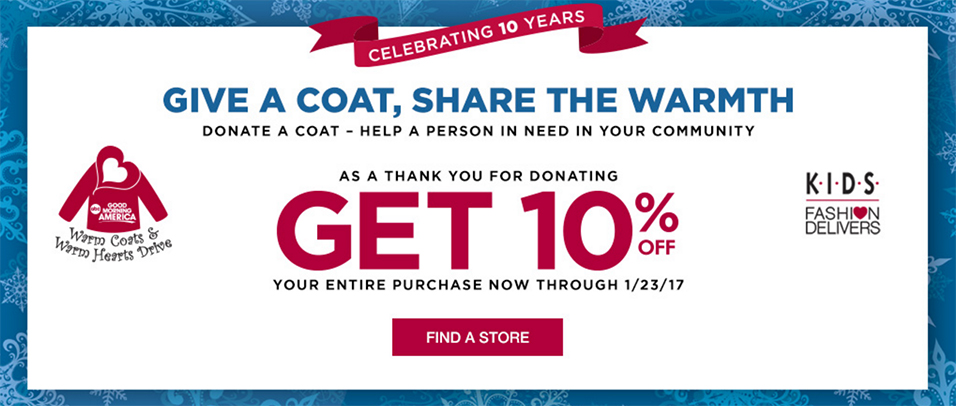 Burlington Warm Coats & Warm Hearts